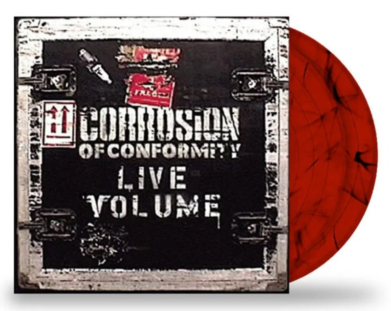 CORROSION OF CONFORMITY LIVE VOLUME 2LP (Limited Edition  Only 150 made, "Clear Red with Black Smoke" Vinyl)