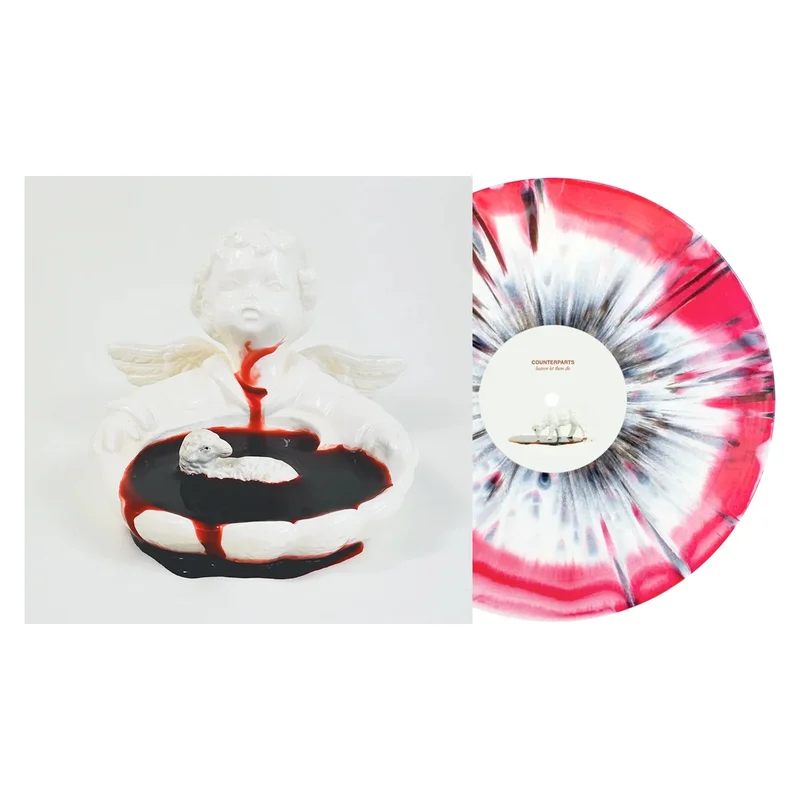 COUNTERPARTS 'HEAVEN LET THEM DIE' (Blood Red & White with Black Splatter Vinyl)