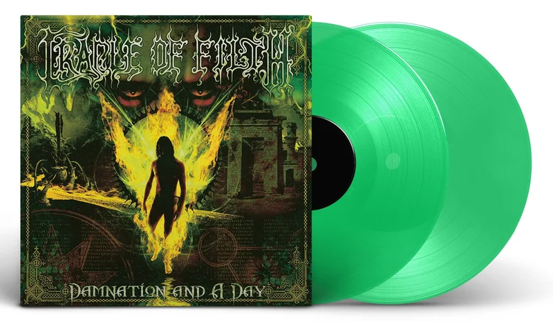 CRADLE OF FILTH DAMNATION AND A DAY 2LP (Limited Edition  Only 300 made, Translucent Green Vinyl)