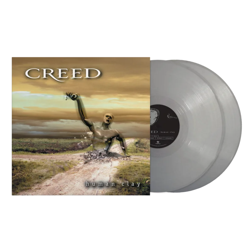 CREED HUMAN CLAY 25TH ANNIVERSARY 2LP (Limited Edition  Only 500 Made, Opaque Gray Vinyl)