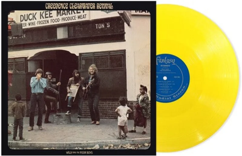 CREEDENCE CLEARWATER REVIVAL 'WILLY AND THE POOR BOYS' LP (Canary Yellow Vinyl)