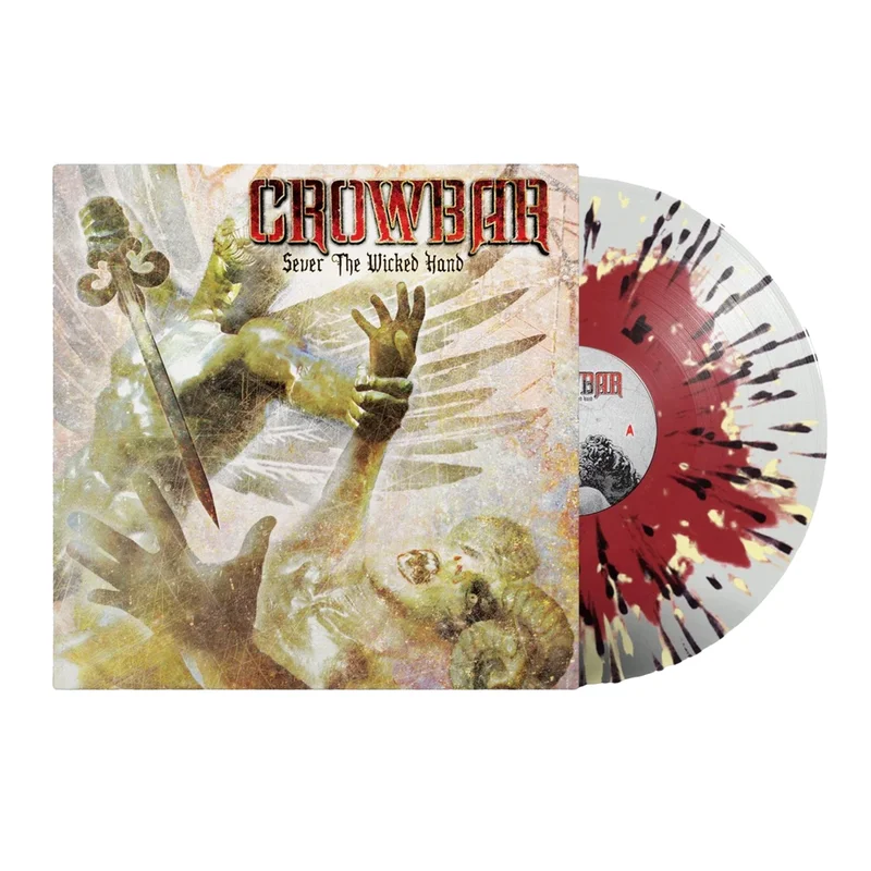 CROWBAR 'SEVER THE WICKED HAND' 2LP (10TH ANNIVERSARY EDITION) (Black and Yellow Splatter Vinyl)