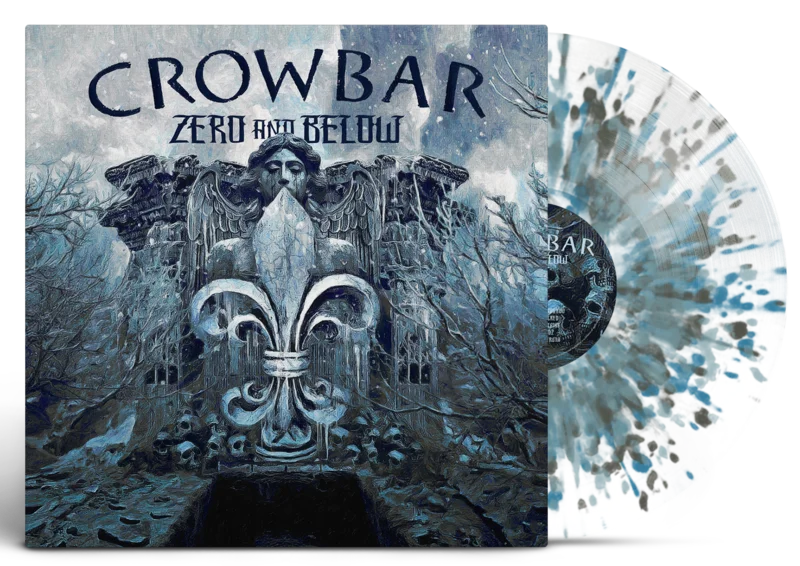 CROWBAR 'ZERO AND BELOW' LP (Limited Edition  Only 300 Made, Clear with Blue & Black Ice Splatter Vinyl)
