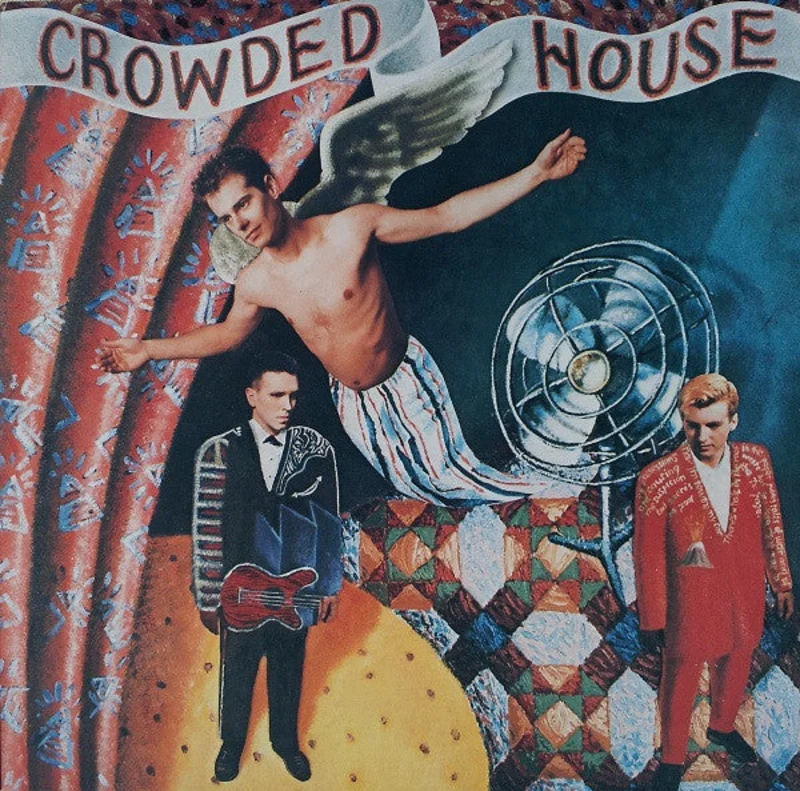 Crowded House - Crowded House (LP, Album) (Very Good Plus (VG+))
