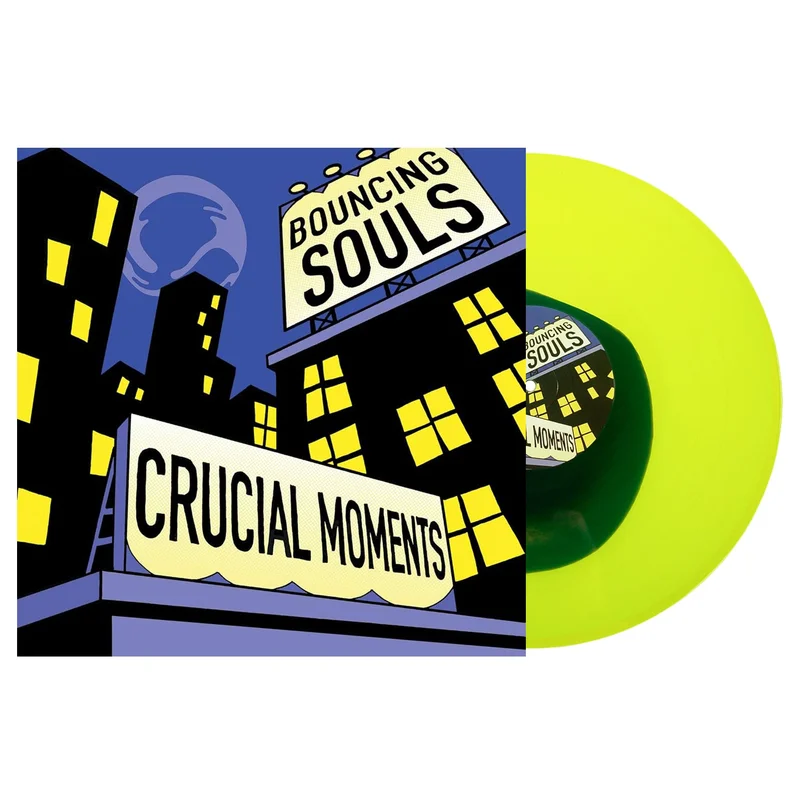 Crucial Moments - Royal Blue In Highlighter Yellow Color in Color - Vinyl LP