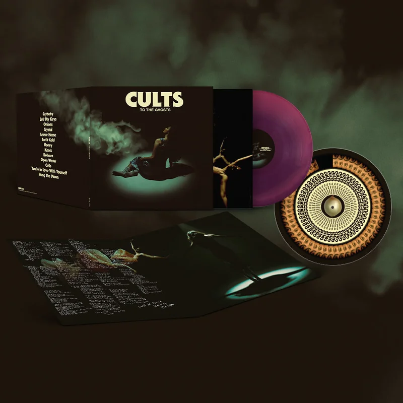 Cults, "To the Ghosts" Pinkurple Vinyl - SIGNED ZOETROPE Slipmat - D2C EXCLUSIVE