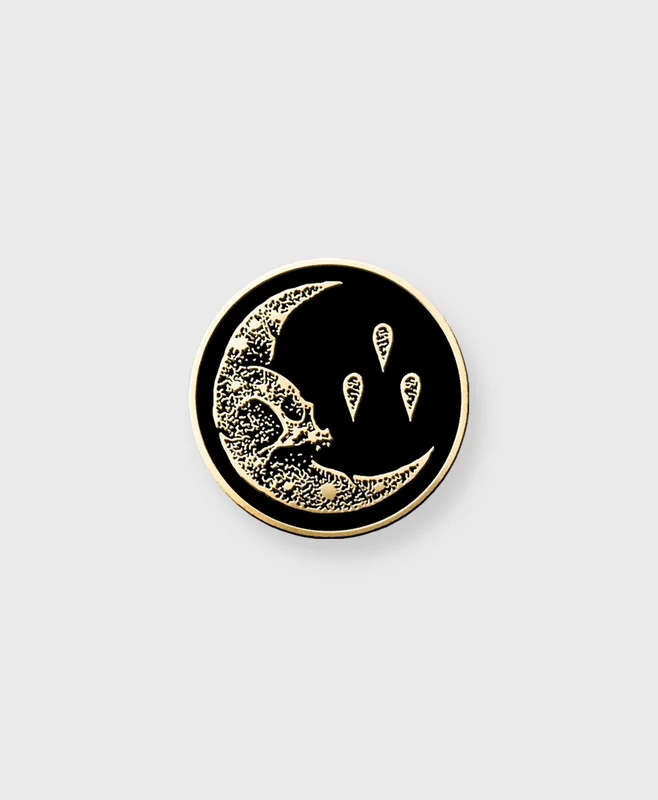 Currents Skull Logo Enamel Pin