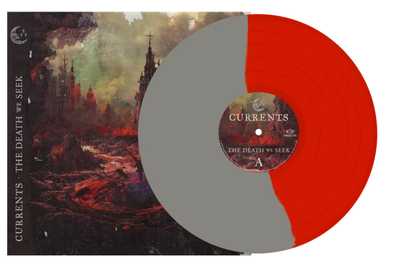 CURRENTS THE DEATH WE SEEK LP (Limited Edition  Only 250 made, Half Red / Half Silver Vinyl)