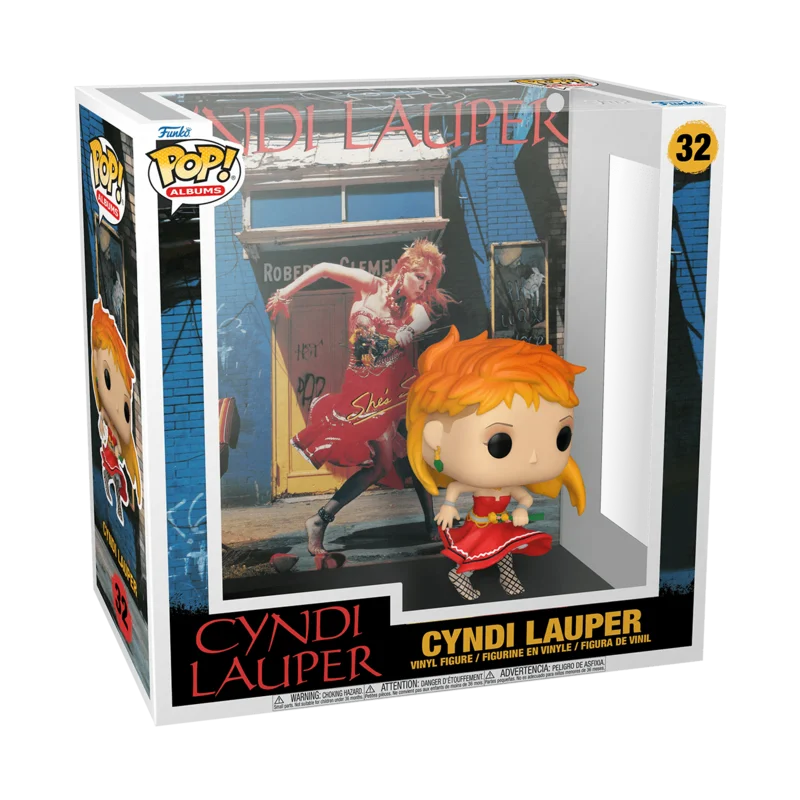 CYNDI LAUPER SHE'S SO UNUSUAL FUNKO POP! ALBUMS FIGURE WITH CASE