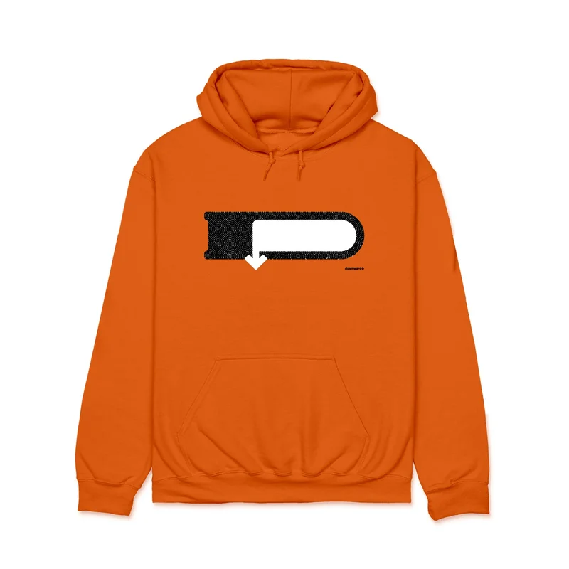 D Arrow Orange - Pullover