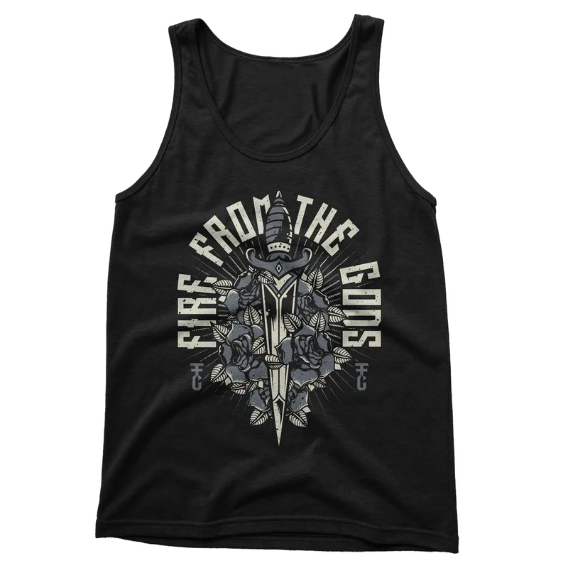 Dagger Black Tank Top