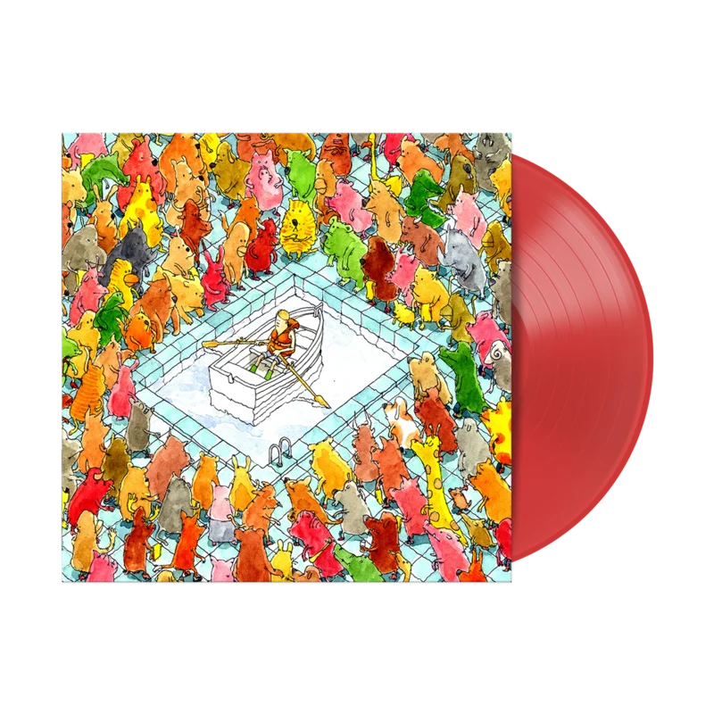 DANCE GAVIN DANCE 'HAPPINESS' LP (Limited Edition  Only 500 Made, Neon Orange Vinyl)