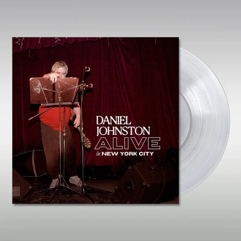 DANIEL JOHNSTON 'ALIVE IN NEW YORK CITY' LP (Clear Vinyl)