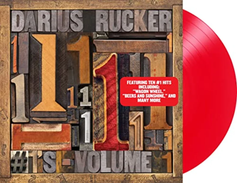 DARIUS RUCKER '#1'S' LP (Red Vinyl)