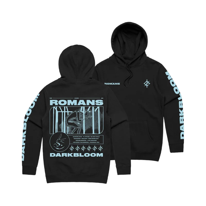Darkbloom Black Hoodie