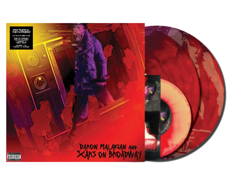 DARON MALAKIAN AND SCARS ON BROADWAY SCARS ON BROADWAY DELUXE 2LP + 7" (Red Purple Swirl Vinyl LP + Red Orange Swirl 7")