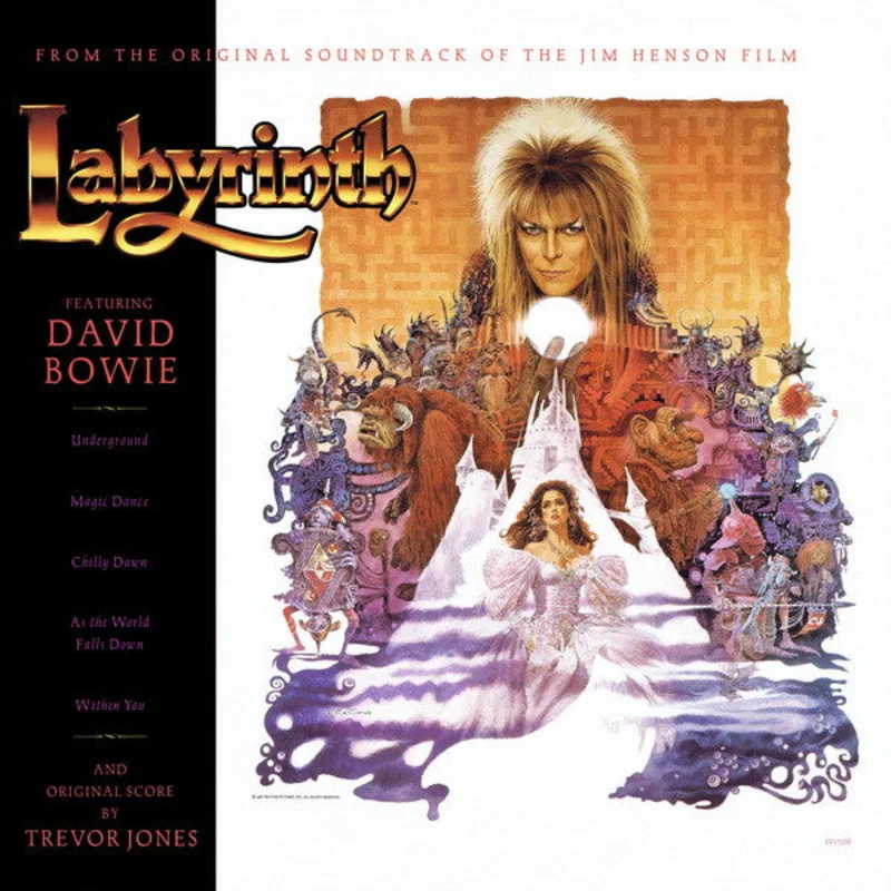 David Bowie, Trevor Jones - Labyrinth (From The Original Soundtrack Of The Jim Henson Film) (LP, Album) (Very Good Plus (VG+))