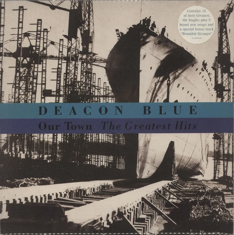 Deacon Blue Our Town - The Greatest Hits - VG+ UK 2-LP vinyl set