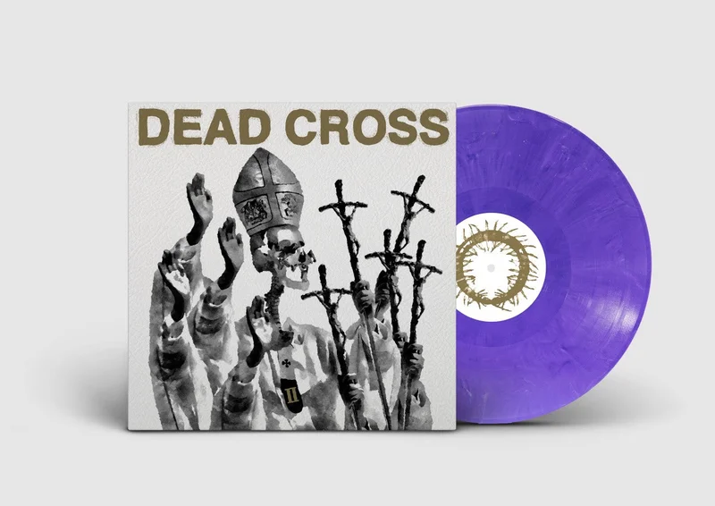 DEAD CROSS II LP (Limited Edition  Only 300 made, Upper Crust "Dark Purple Blast" Vinyl)