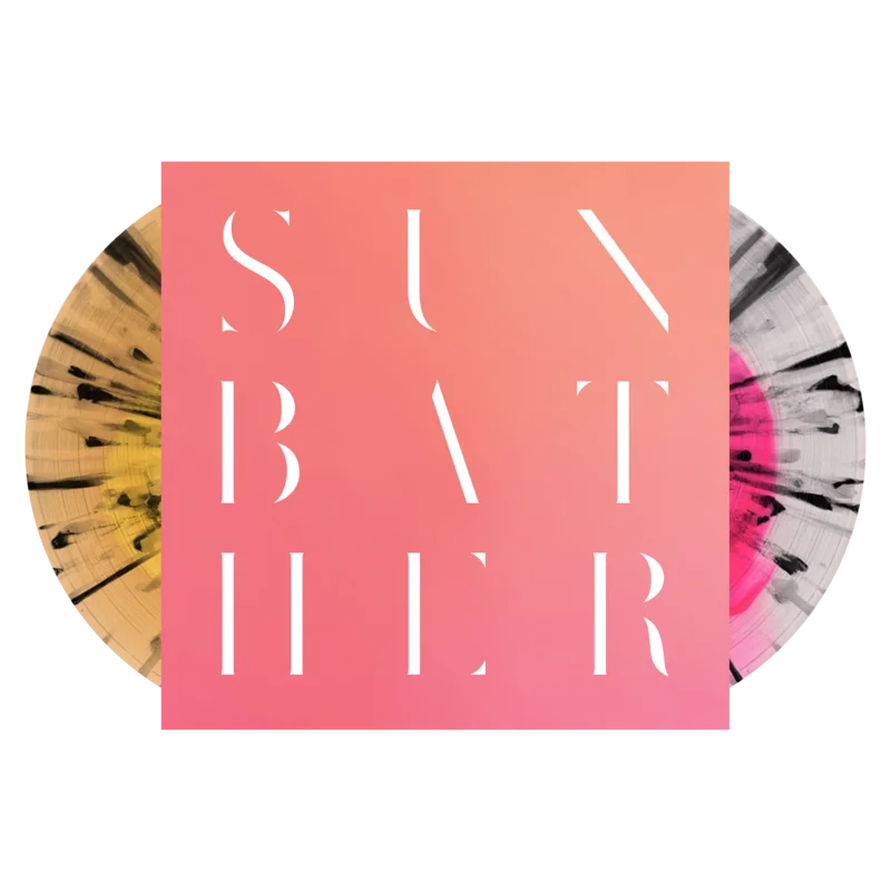 DEAFHEAVEN SUNBATHER 2LP (Limited Edition  Only 750 Made, Yellow in Beer / Pink in Transparent w/ Black Splatter Vinyl)