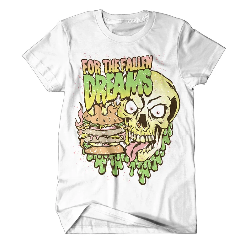 Death Burger White T-Shirt