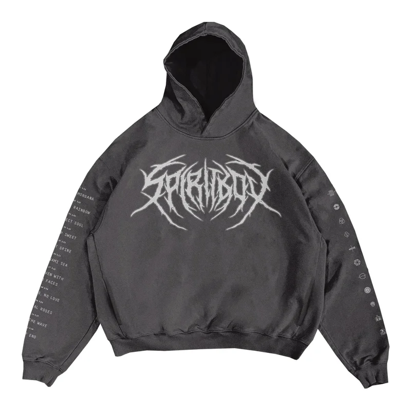 Death Metal Album Branded Vintage Black Pullover