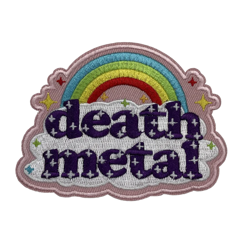 DEATH METAL RAINBOW PATCH