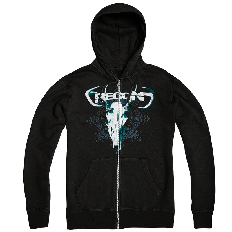 Deer Black Zip-Up