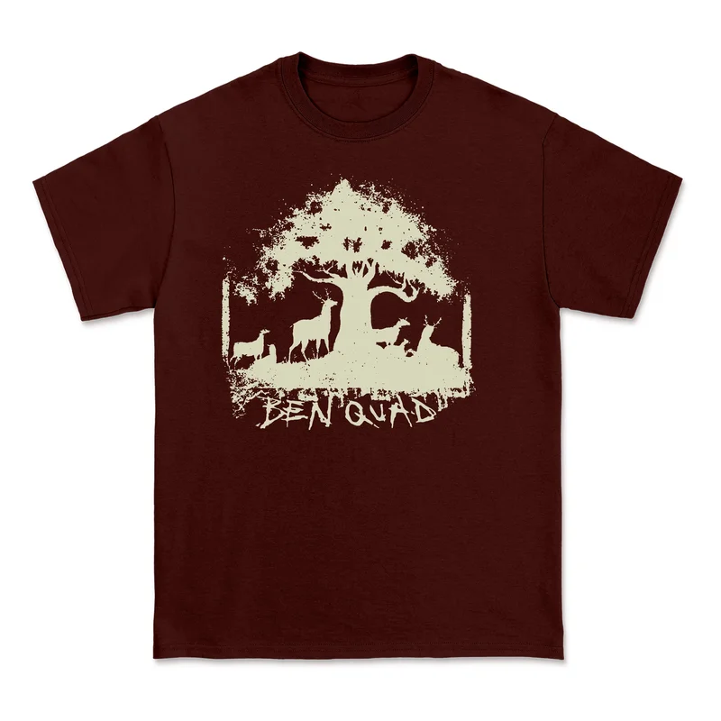 Deer Maroon - Tee