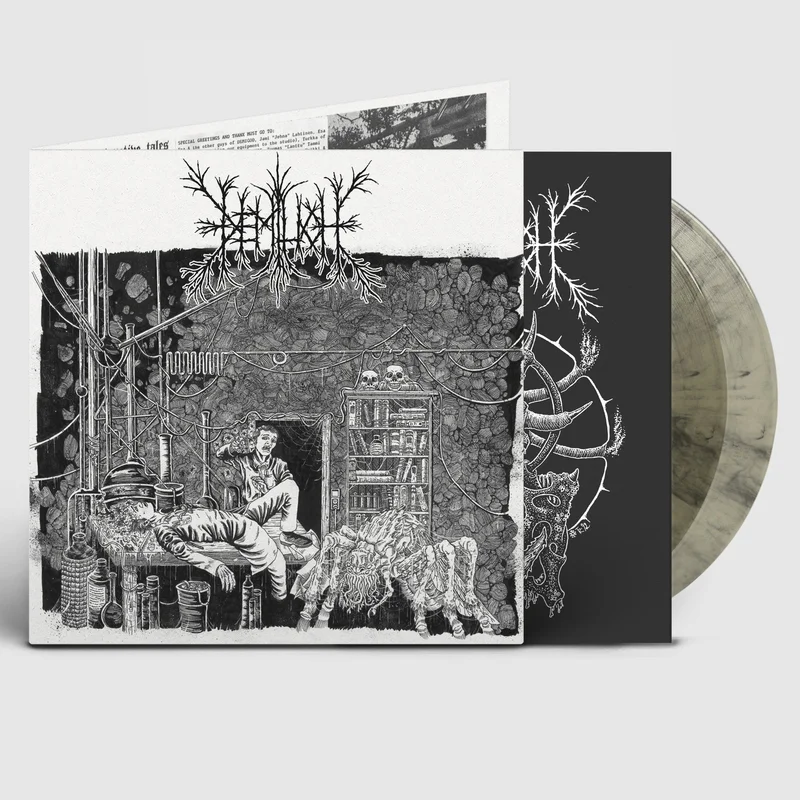DEMILICH 'EM9T2NESS OF VAN2S1ING - THE DEMO TAPES' 2LP (Limited Edition, Reissue, Clear/Black Smoke Vinyl)