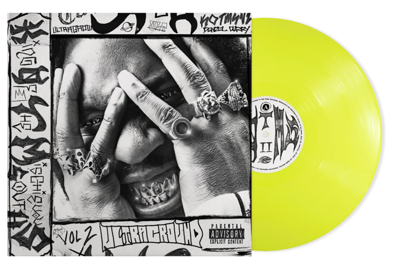 DENZEL CURRY KING OF THE MISCHIEVOUS SOUTH VOL. 2 LP (Limited Edition  Only 500 Made, Translucent Highlighter Yellow Vinyl)