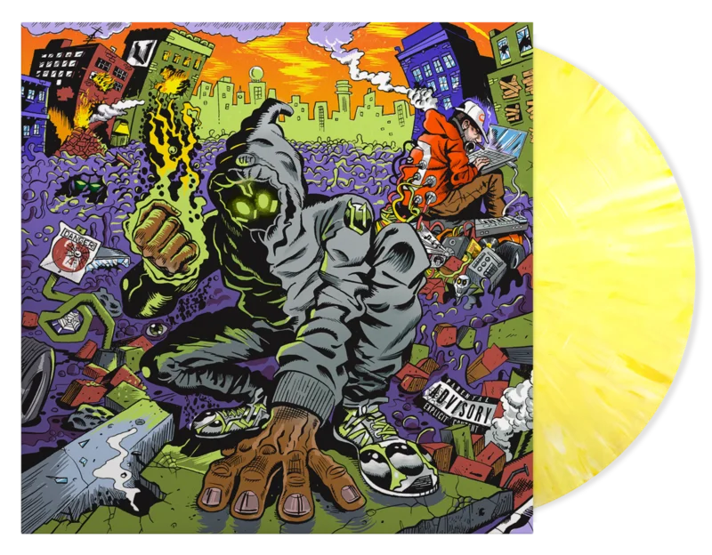 DENZEL CURRY UNLOCKED LP (Limited Edition  Only 500 Made, Lemon Yellow Marble Vinyl)