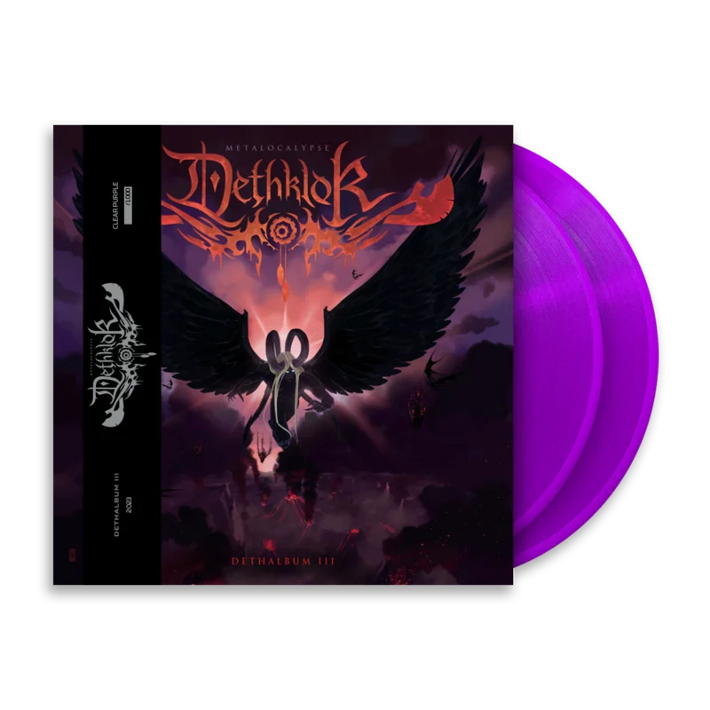 DETHKLOK 'DETHALBUM III' CLEAR PURPLE LP + DETHKLOK x REVOLVER SPECIAL COLLECTOR'S EDITION