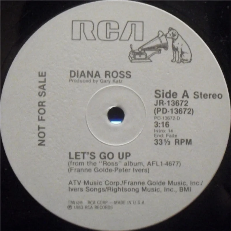 Diana Ross - Let's Go Up (12", Promo) (Very Good Plus (VG+))