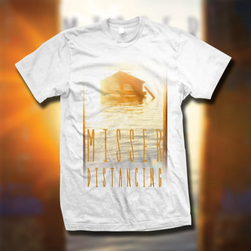 Distancing White T-Shirt