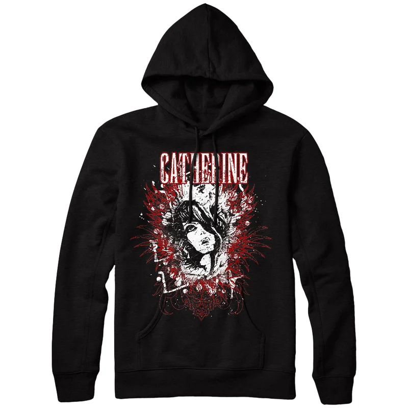 Distressed Girl Black Pullover