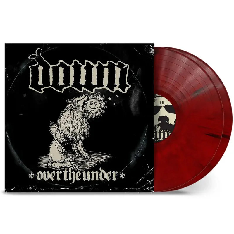 DOWN 'OVER THE UNDER' 2LP (Red Black Marbled Vinyl)