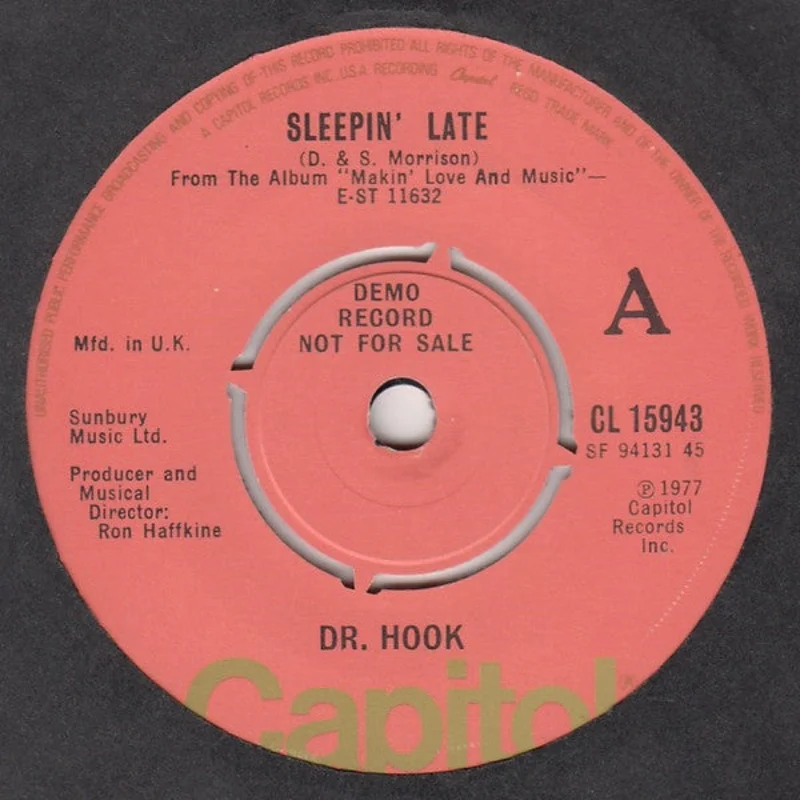 Dr. Hook - Sleeping Late (7", Single, Promo) (Very Good Plus (VG+))