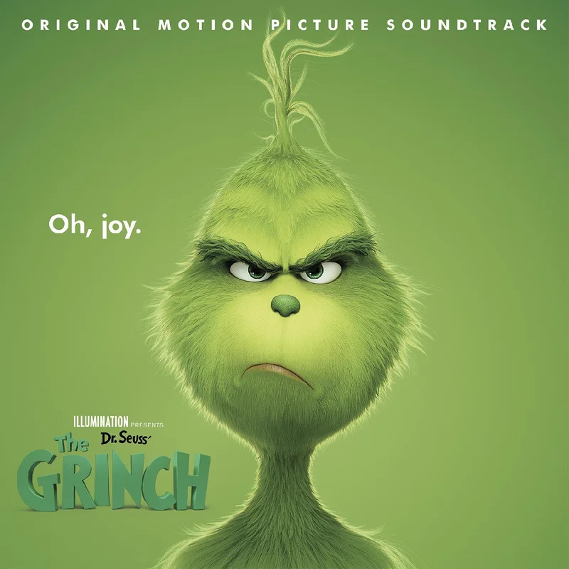 DR. SEUSS THE GRINCH-OST (Clear with Red & White "Santa Suit" Swirl Vinyl)