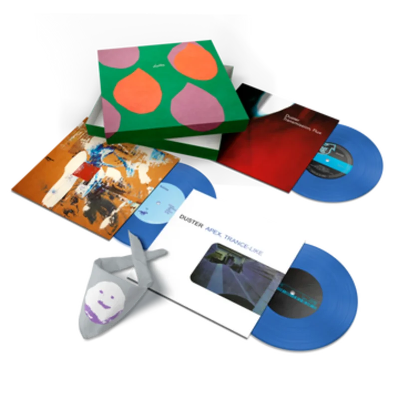 DUSTER 'MOODS, MODES' 3x7" Box Set (Ocean Blue Vinyl)