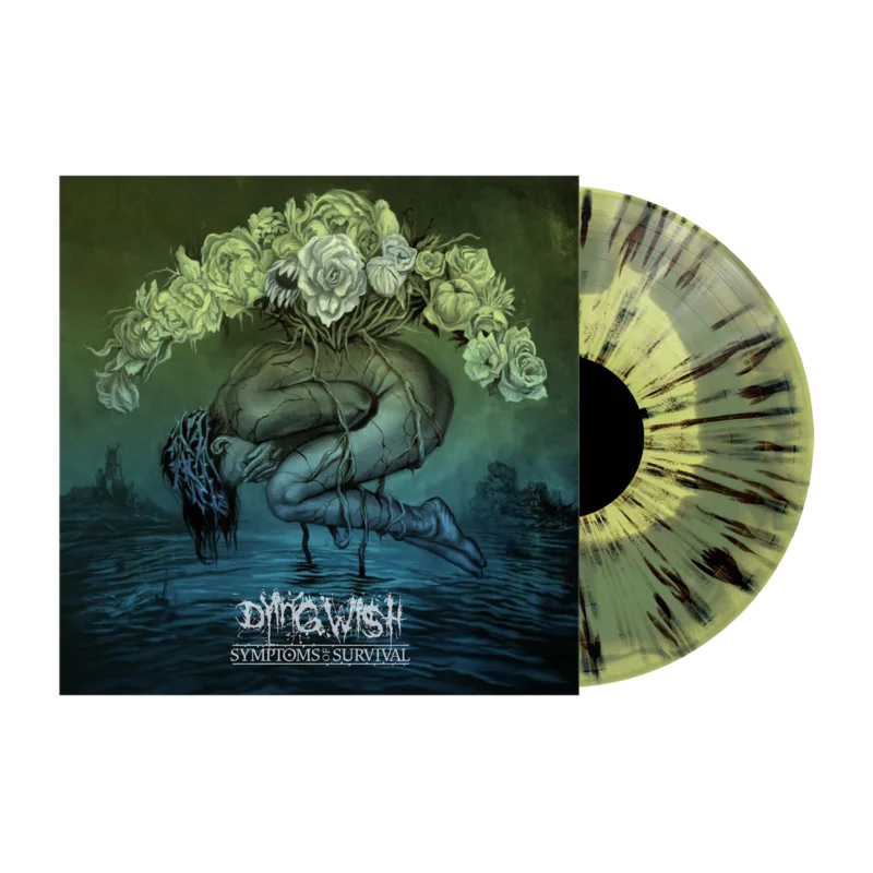 Dying Wish - 'Symptoms Of Survival' Green / Yellow Swirl w/ Black Splatter Vinyl