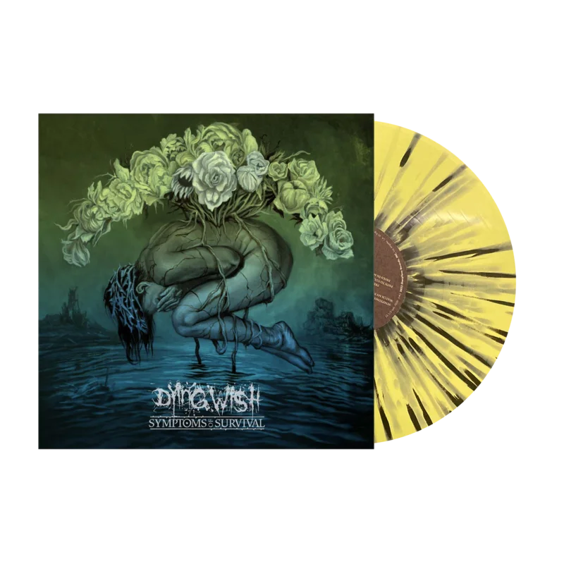 Dying Wish - 'Symptoms Of Survival' Yellow w/ Black Splatter Vinyl