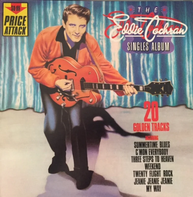 Eddie Cochran - The Eddie Cochran Singles Album (LP, Comp) (Very Good (VG))