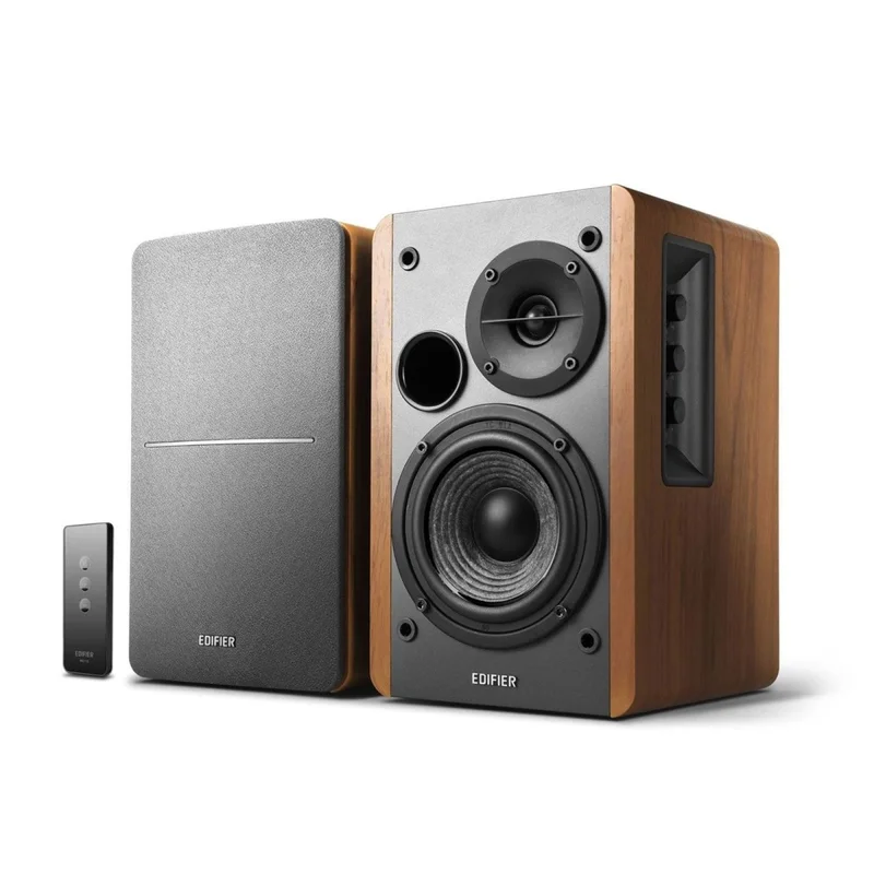 Edifier R1280T Powered Bookshelf Speakers - 42 Watts (Wood Finish) (4001345)