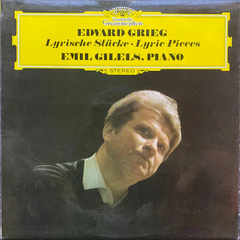 Edvard Grieg, Emil Gilels - Lyrische Stcke - Lyric Pieces (LP) (Very Good Plus (VG+))