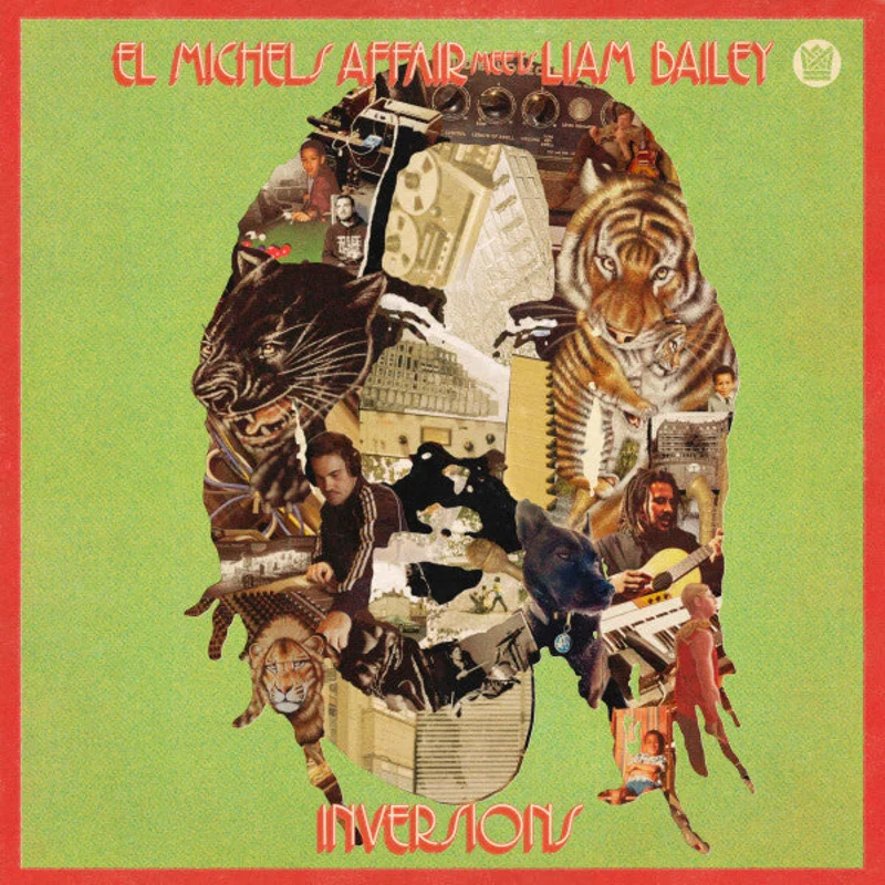 El Michels Affair Meets Liam Bailey - Ekundayo Inversions (LP, Album, Red) (Mint (M))