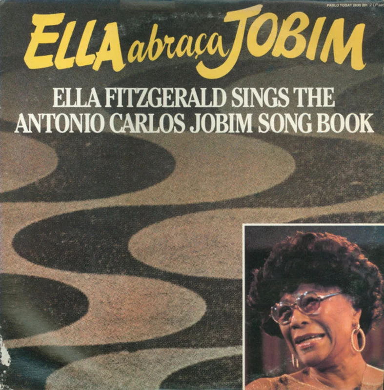 Ella Fitzgerald - Ella Abraa Jobim - Ella Fitzgerald Sings The Antonio Carlos Jobim Song Book (2xLP, Album, Gat) (Very Good (VG))