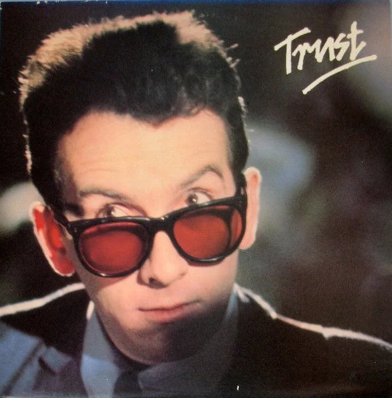 Elvis Costello & The Attractions - Trust (LP, Album, San) (Very Good Plus (VG+))