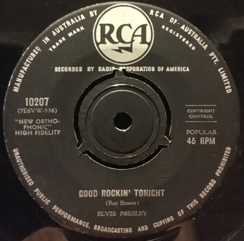 Elvis Presley - Good Rockin' Tonight (7", Single) (Very Good (VG))