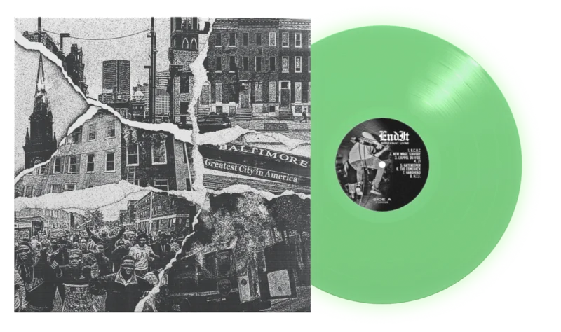 END IT UNPLEASANT LIVING (Limited Edition  Only 300 made, Glow in the Dark Vinyl)